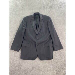 Hugo Boss Suit Jacket 46 R Black Wool Pasolini Movie US Luxury Reda Italy Sport